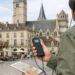 Illustration éditoriale sur visite de Dijon avec guide audio
